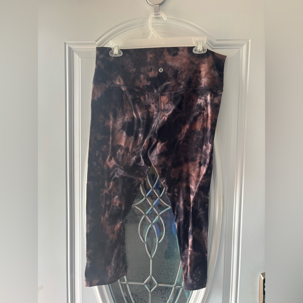 Lululemon leggings Pant 25" Diamond tie dye